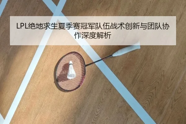 LPL绝地求生夏季赛冠军队伍战术创新与团队协作深度解析